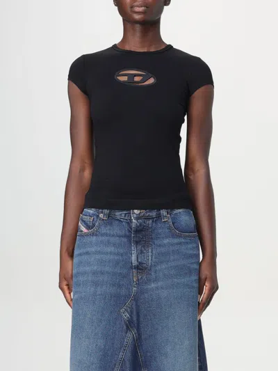 DIESEL T-SHIRT DIESEL WOMAN COLOR BLACK,411665002
