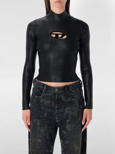 Diesel T-shirt  Woman Color Fa01 In Black