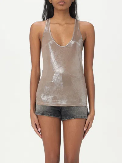 DIESEL DIESEL METALLIC JERSEY TOP,420996047