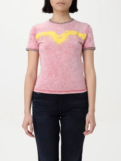 Diesel T-shirt  Woman Color Pink