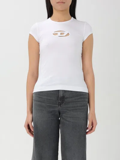 DIESEL T-SHIRT DIESEL WOMAN COLOR WHITE,420983001