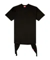 Diesel T-shirt Dress With Tie Front