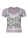 Diesel T-shirt Made Of Polyester. In Grey