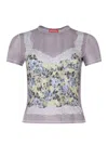 Diesel T-shirt Made Of Polyester. In Grey