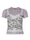 Diesel T-shirt Made Of Polyester. In Grigio