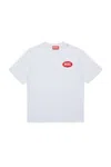 Diesel Tpatch Over T-shirt In White