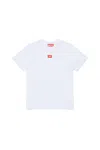 Diesel T-shirt In Jersey Con Patch D Rossa