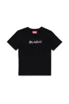 Diesel Cotton Blend T-shirt With  Print In Multi