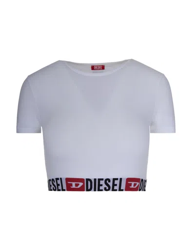 Diesel T-shirt Irma-d-core White In Blue