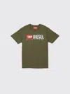 Diesel Kids' Logo-print T-shirt In Green