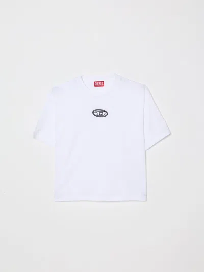Diesel Kids' T-shirt  Kinder Farbe Weiss In White