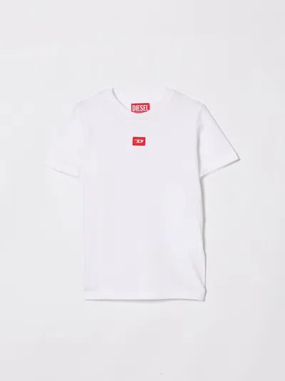 Diesel T-shirt Kids  In White