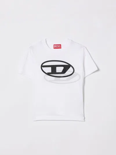 Diesel T-shirt Kids  In White