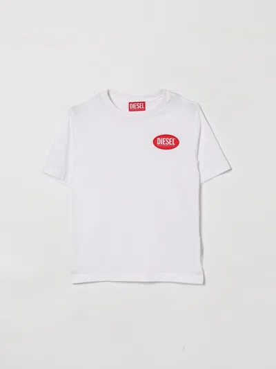 Diesel T-shirt Kids  In White