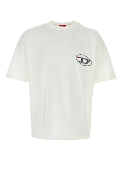 Diesel T-shirt-l Nd  Male In White