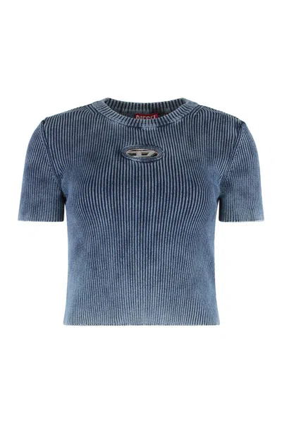 DIESEL DIESEL T-SHIRT M-ANCHOR-A-SS IN COTTON