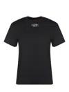 Diesel Black T-uncutie-long-od T-shirt In Black