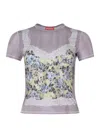 Diesel T-shirt Made Of Polyester. In Grey