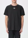 Diesel Mens 900 T-norm-iod Logo-embroidered Cotton-jersey T-shirt In Black