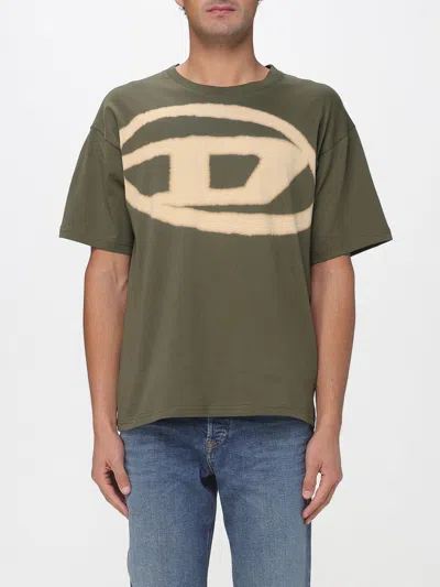 Diesel T-shirt T-boxt-bleach In Neutral