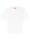 Diesel Mens  T-adjust-bigoval Brand-embossed Cotton-jersey T-shirt In White