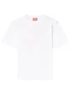 Diesel Mens  T-adjust-bigoval Brand-embossed Cotton-jersey T-shirt In White