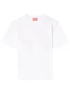 Diesel Mens  T-adjust-bigoval Brand-embossed Cotton-jersey T-shirt In White