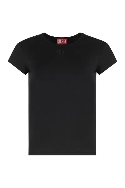 Diesel T-shirt T-angie-od In Cotton In Black