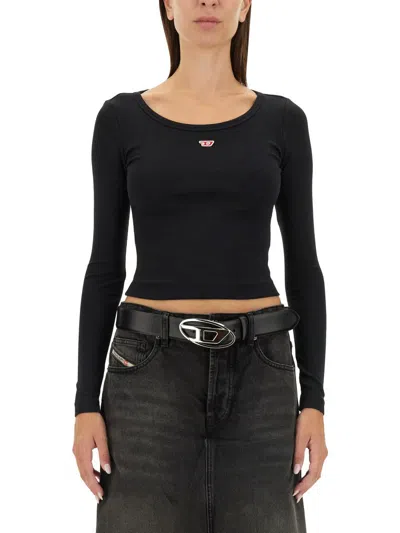 Diesel T-shirt T-ballet-d In Black