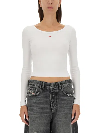 Diesel T-shirt T-ballet-d In White