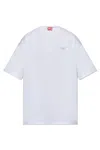 Diesel T-boxt-k18 Organic Cotton T-shirt In White