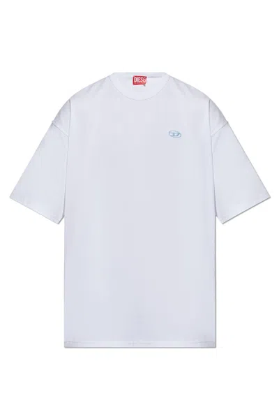 Diesel T-boxt-k18 Organic Cotton T-shirt In 100