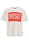 Diesel Logo T-shirt With In White