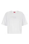 Diesel T-buxt-crop-od Crop T-shirt In White