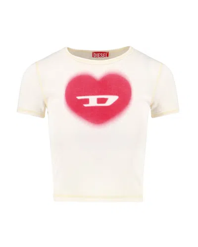 DIESEL T-ELE VANILA T-SHIRT