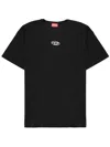 Diesel Mens 900 T-norm-iod Logo-embroidered Cotton-jersey T-shirt In Multi