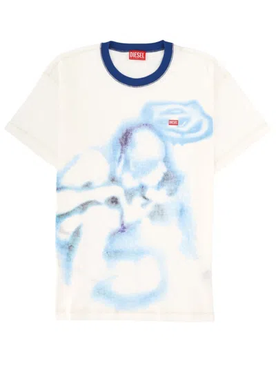 Diesel T-shirt T-norm-v2 In White