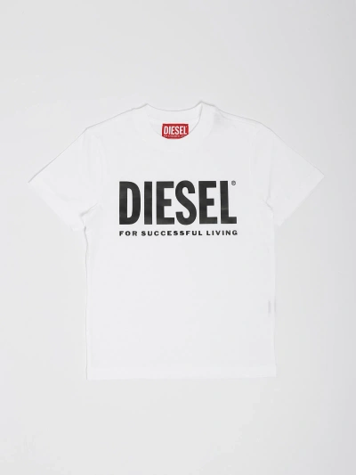 Diesel Kids' T-shirt T-shirt In Bianco