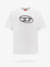Diesel Faded T-shirt With Oval D Print In White