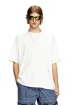 Diesel T-shirt With Apple Core Print In White
