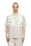 Diesel T-shirt With Bleached Oval D Logo