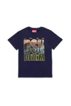 Diesel Logo-print T-shirt In Blue