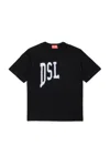 Diesel T-shirt Con Grafica Dsl78 In Black