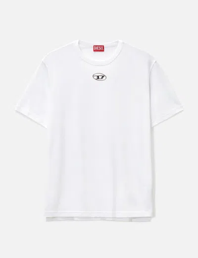 DIESEL T-SHIRT WITH INJECTION MOULDED LOGO