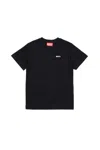 Diesel Logo-detail Cotton T-shirt In Black