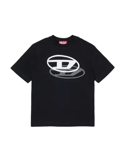 Diesel T-shirt With Logo In Black