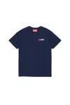 Diesel Logo T-shirt In Blue