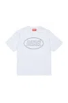 Diesel Tcircle Over T-shirt In White