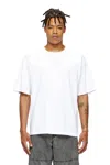 Diesel T-shirt In White Cotton With Logo In White