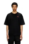 Diesel Biologic Cotton T-shirt With Frontal Oval-d Logo